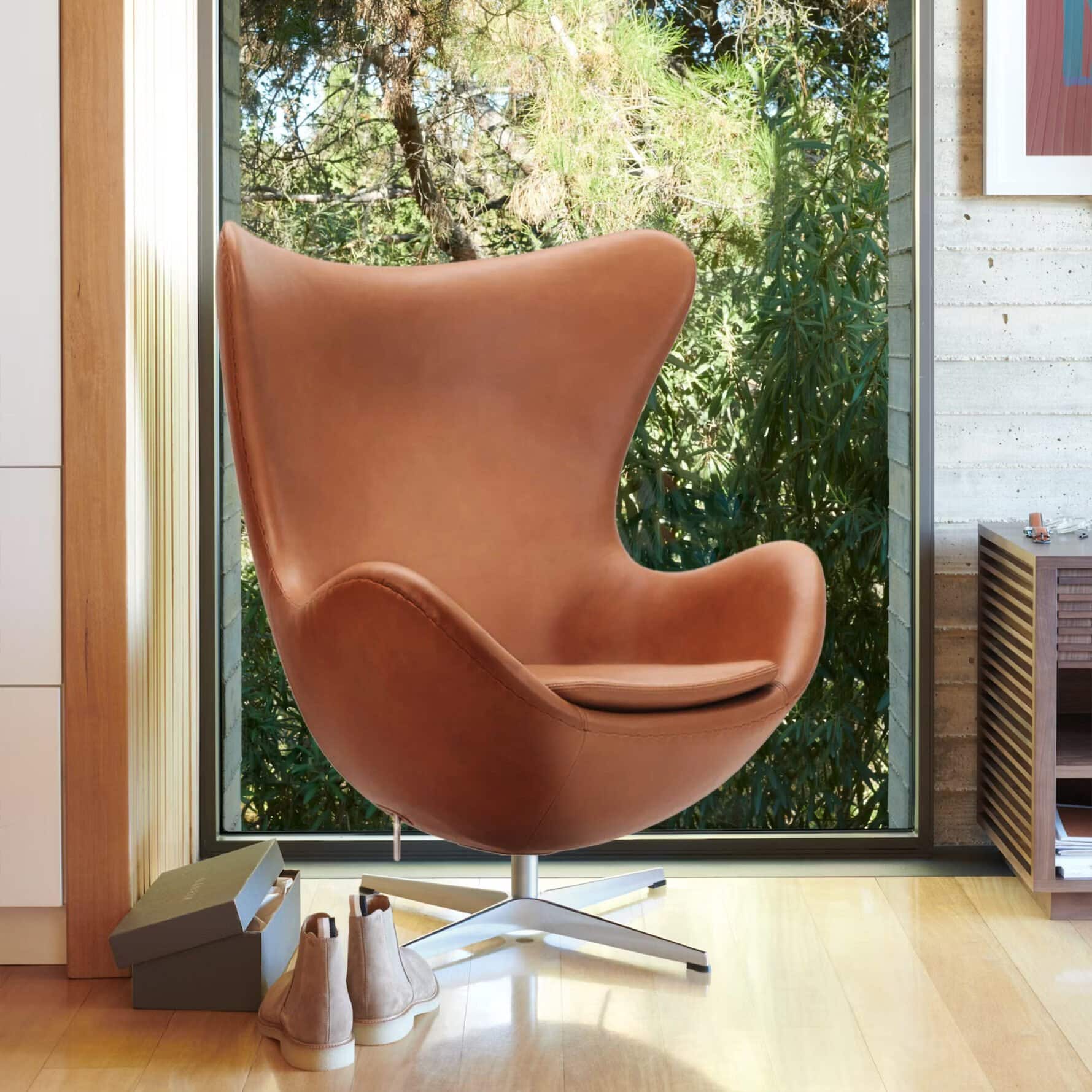Arne Swivel Base Chair (w/ Self Return)